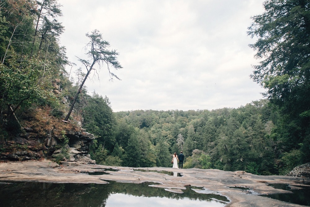 fall creek falls overlook elopement photographers Lexington