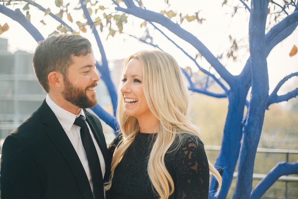 foggy chattanooga overlook engagement Lexington wedding photographers