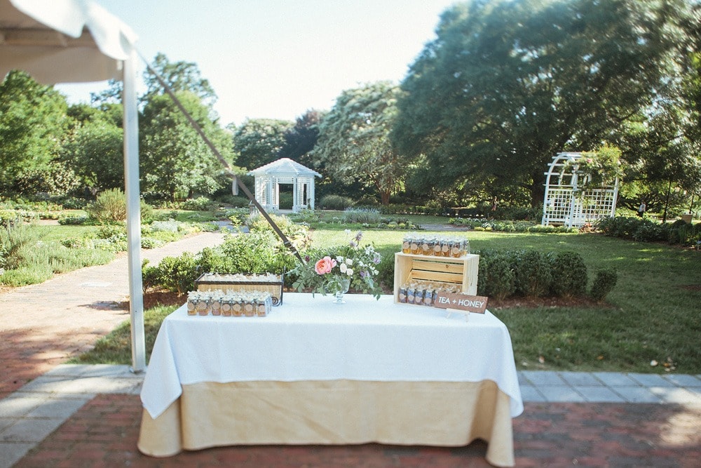 wedding favor table
