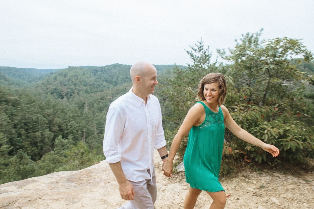 copperas falls engagement red river gorge wedding photographers