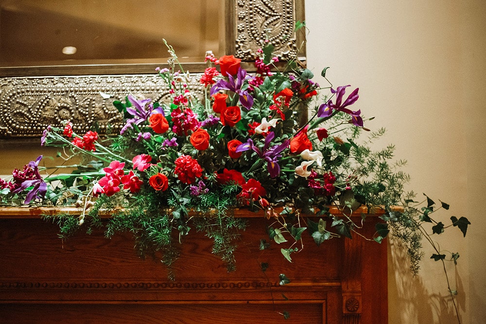 wedding flower arrangement