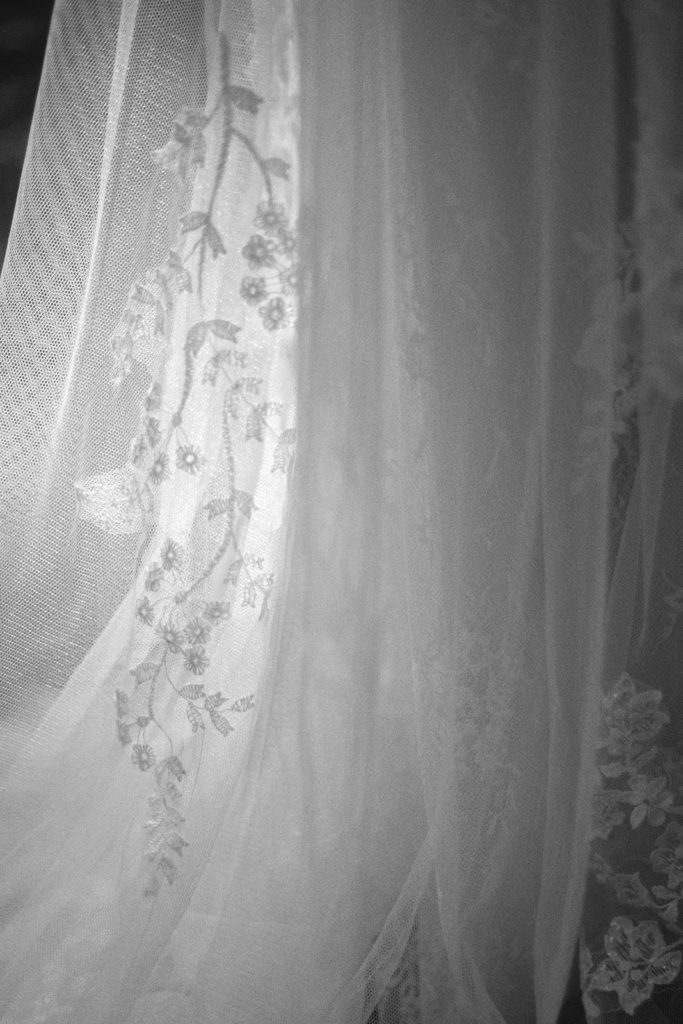 wedding dress lace detail