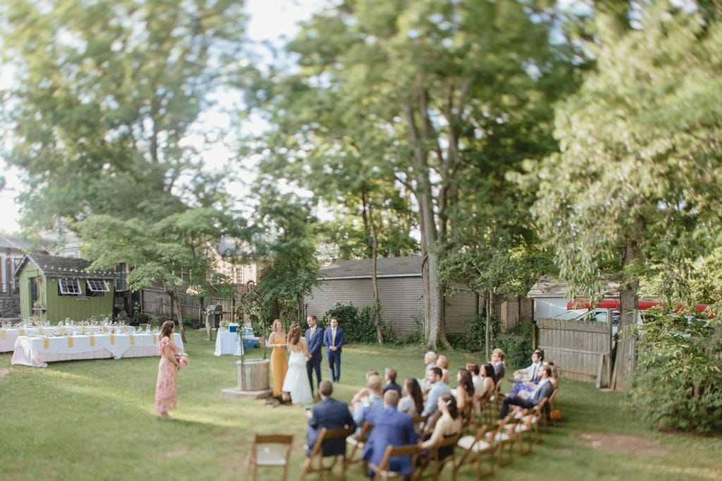 midway ky backyard wedding ceremony